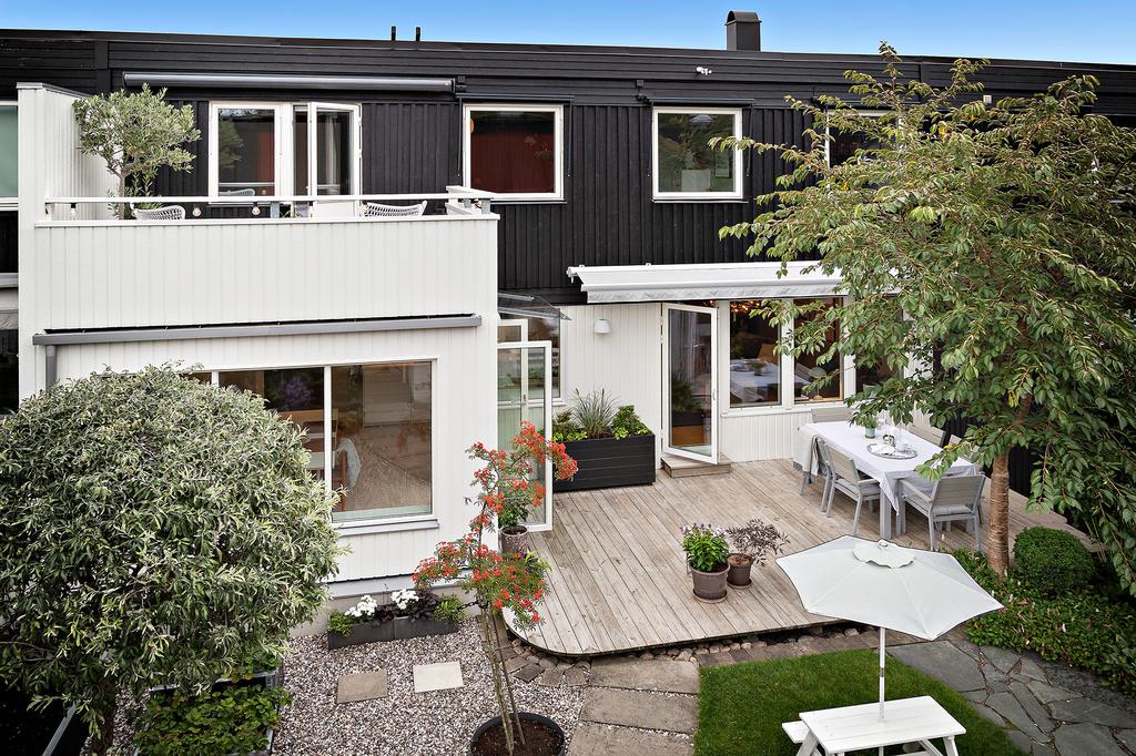 Ett underbart smakfullt inrett radhus