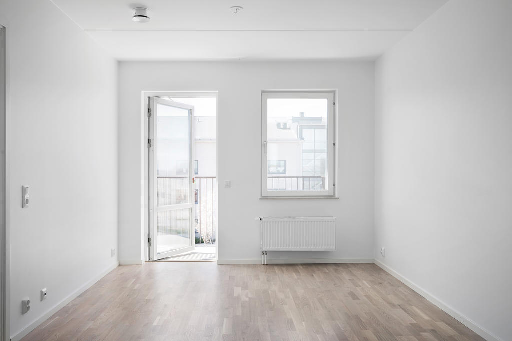 Utgång till balkongen