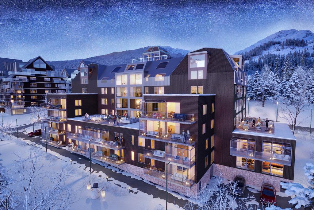 Bilderna är digitalt illustrerade renderingsbilder och kan vara från olika lägenheter i byggnaden.