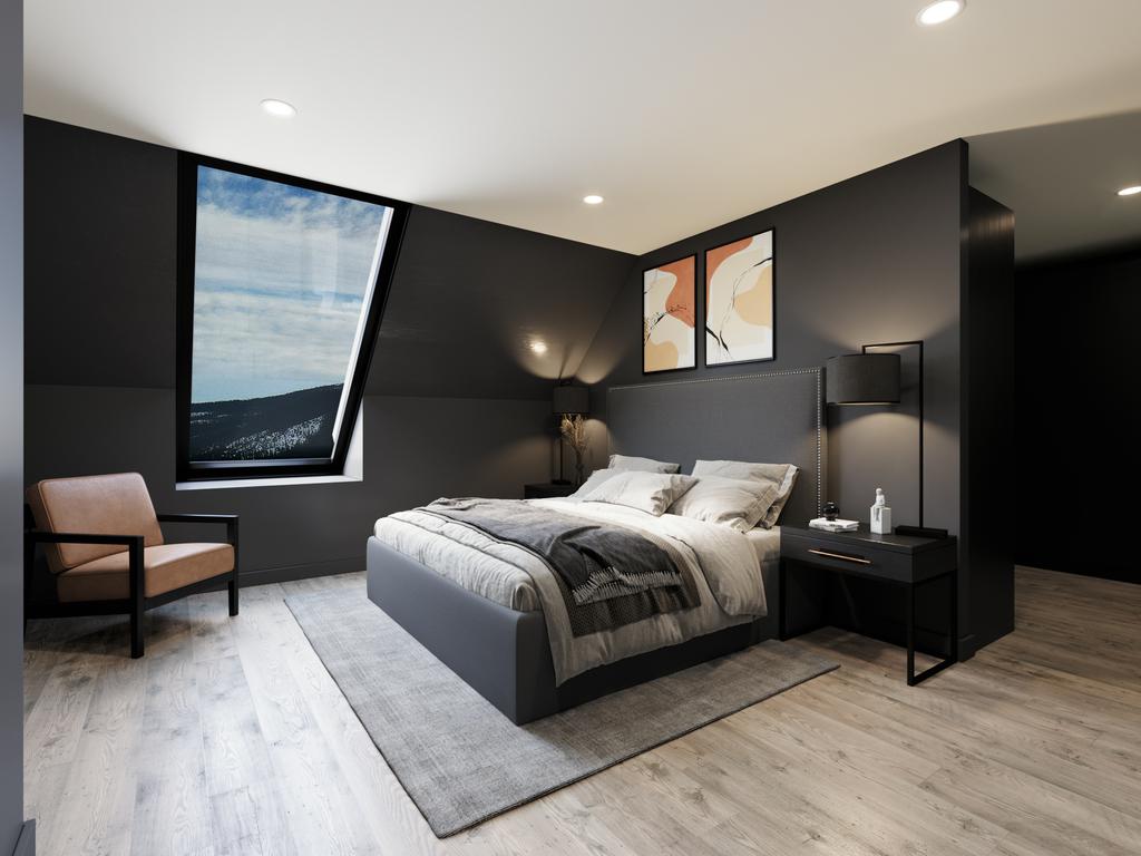 Bilderna är digitalt illustrerade renderingsbilder och kan vara från olika lägenheter i byggnaden.