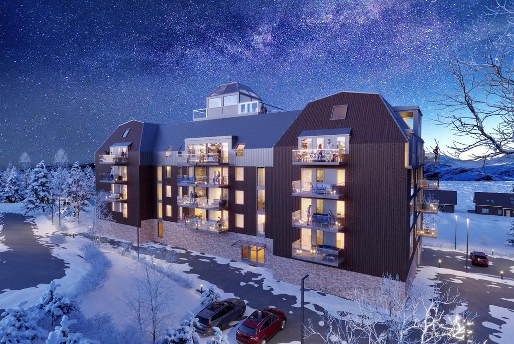 Bilderna är digitalt illustrerade renderingsbilder och kan vara från olika lägenheter i byggnaden.