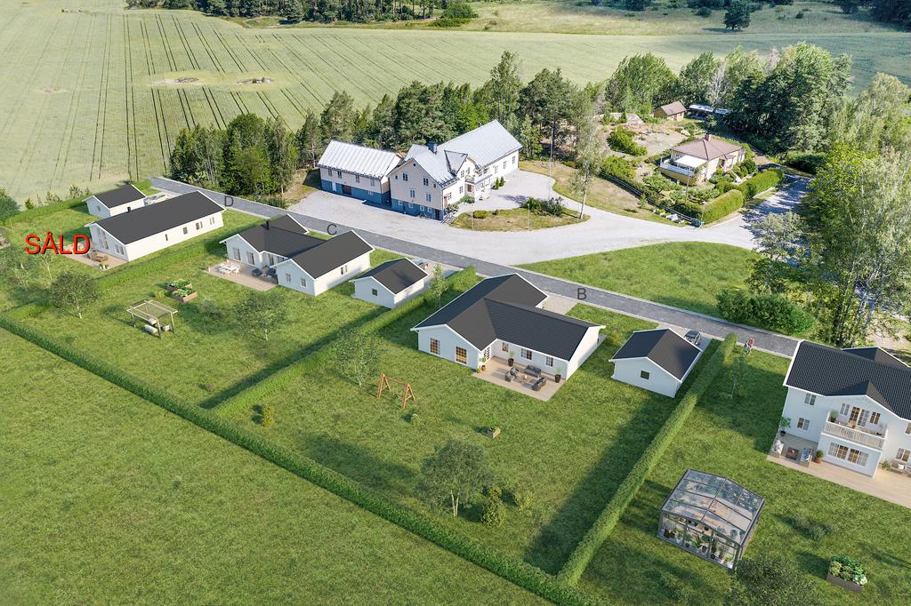 Bossgårdsvägen 40 A-D Exempelhus.