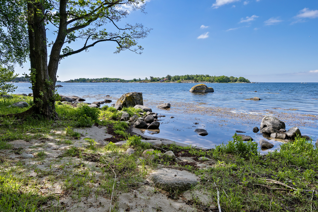 Naturlig sandstrand