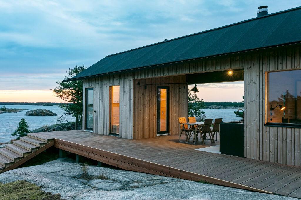 *OBS*Fiktiv bild av möjligt hus på tomten.