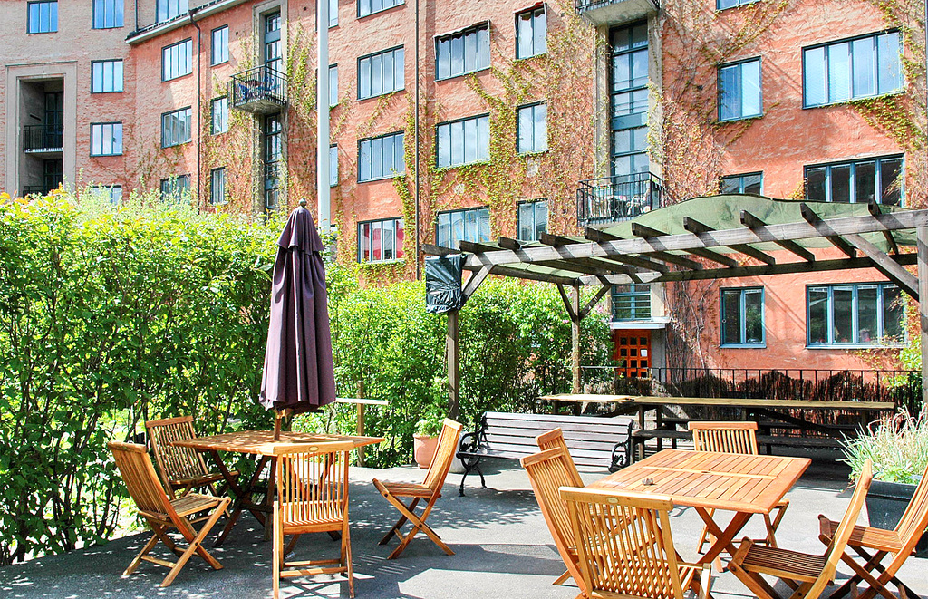 Föreningens fantastiska innergård