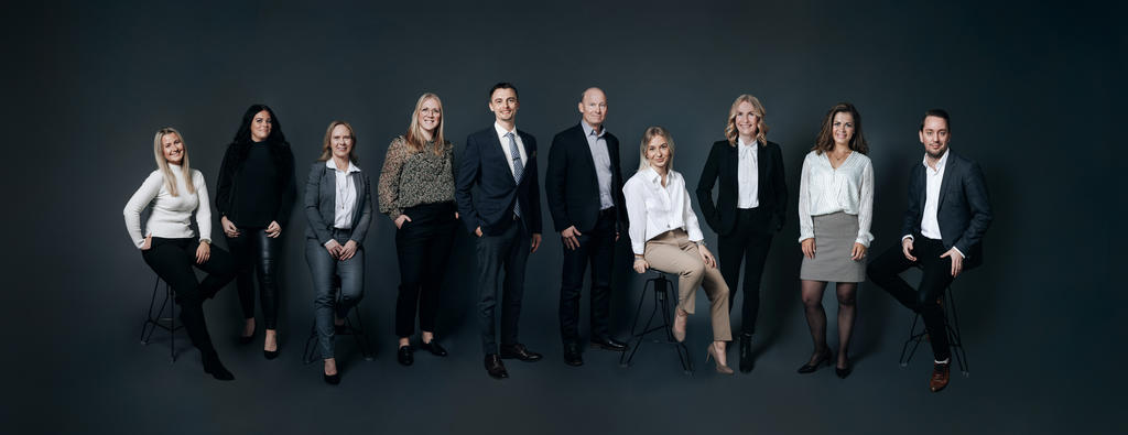 Här är vi - teamet som hjälper dig att hitta hem i Kungsbacka.