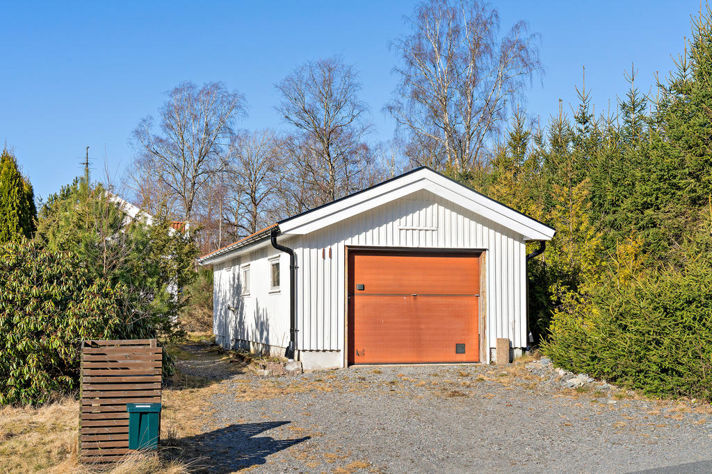 Ett rymligt garage 