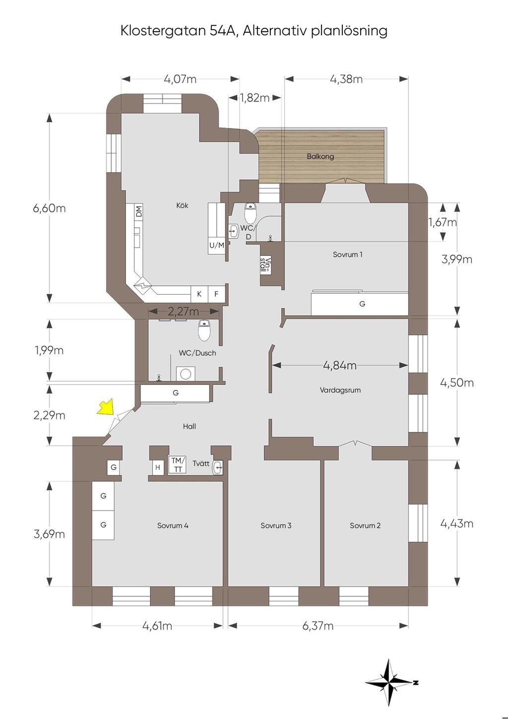 Alternativ planlösning