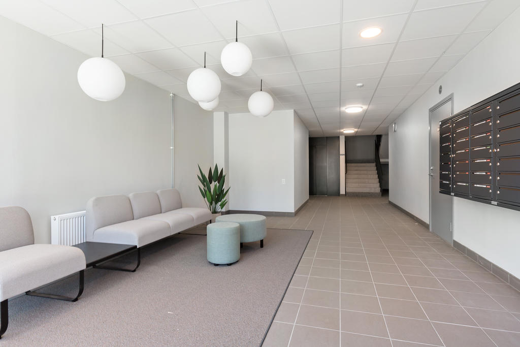 Välkomnande entré/lobby