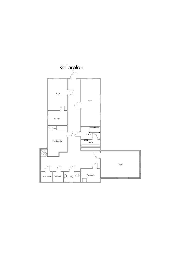 Planlösning källare