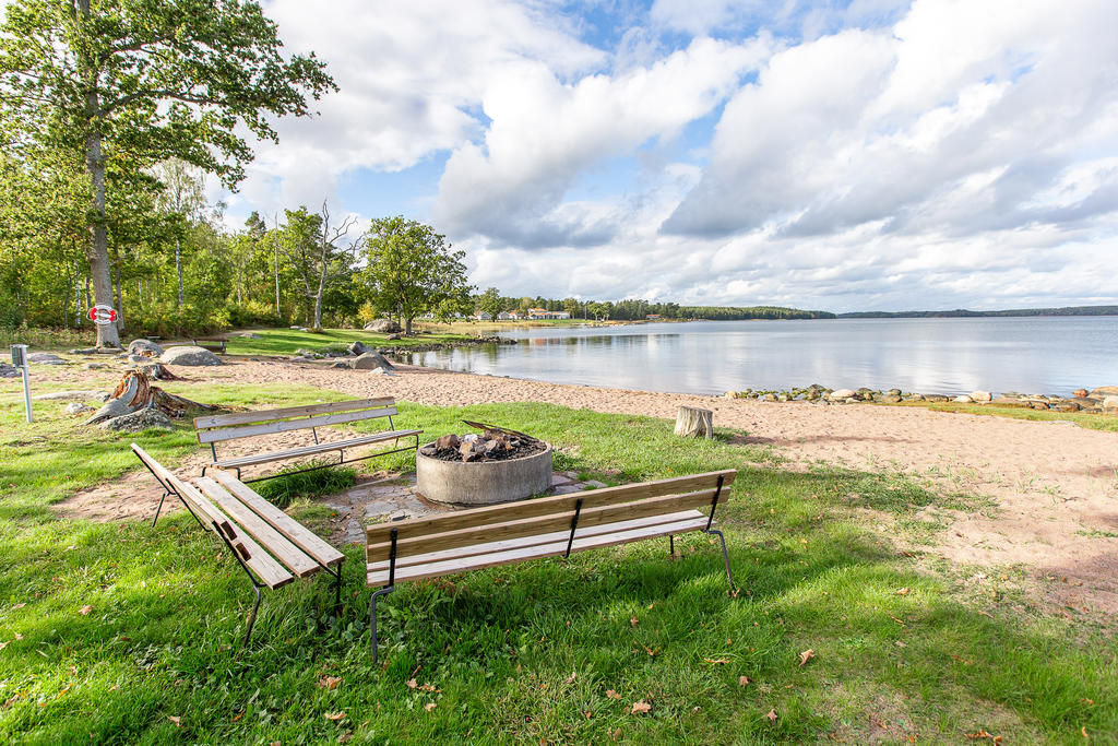 Badplats vid Gamlebyviken