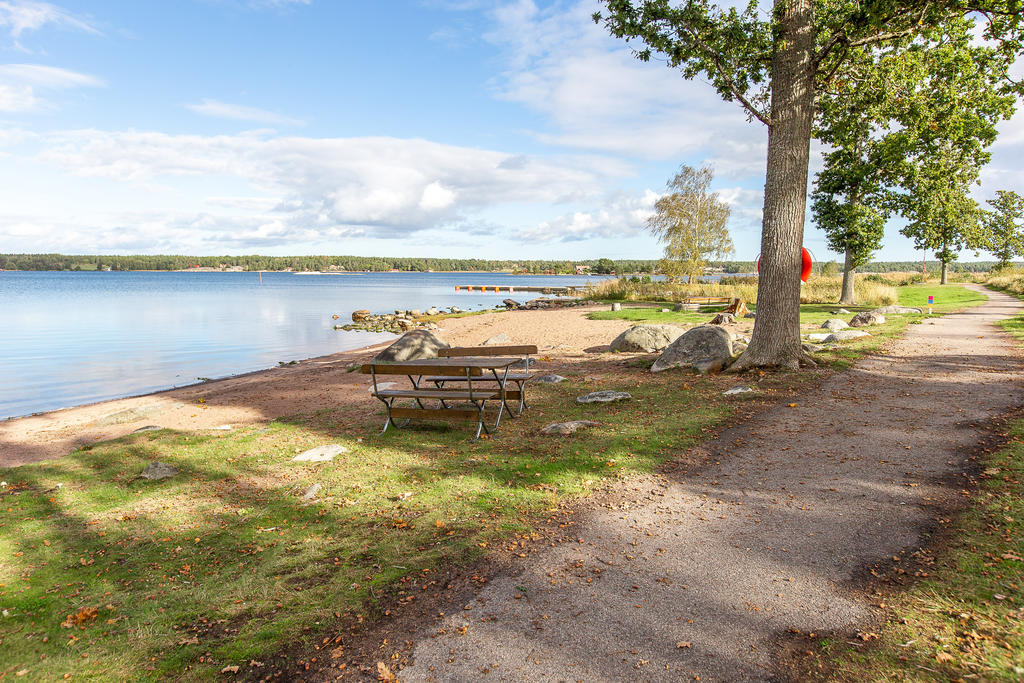 Badplats vid Gamlebyviken