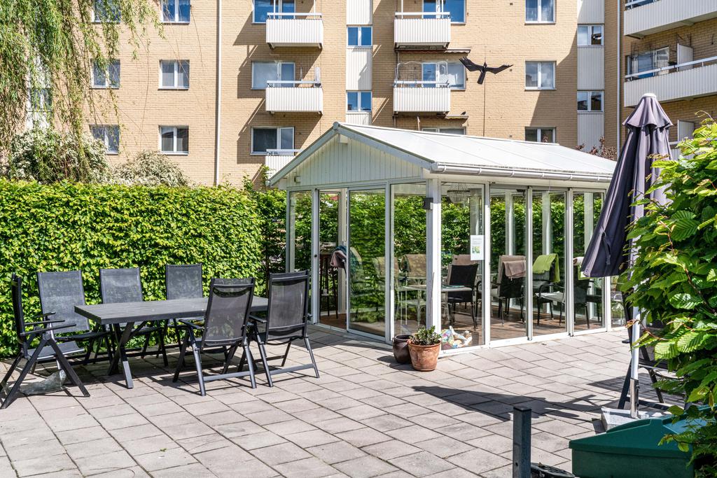 Föreningens uterum på innergården