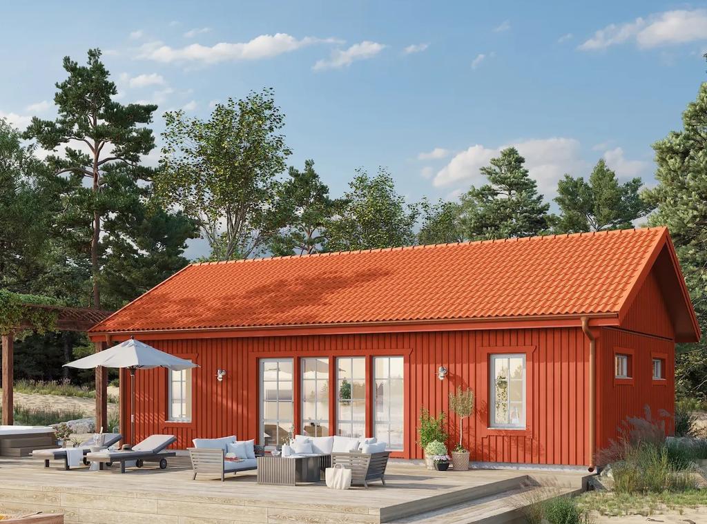 Huset Stråken. Gäststuga tillkommer