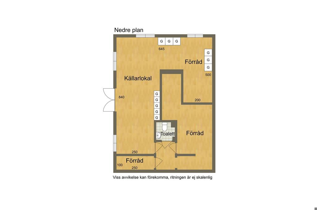 Sutterängvåning/källare/ Lokal