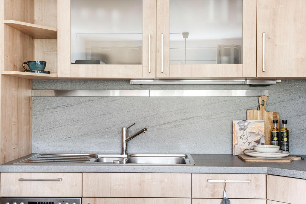 Köket med extra lådrad och magnetlister