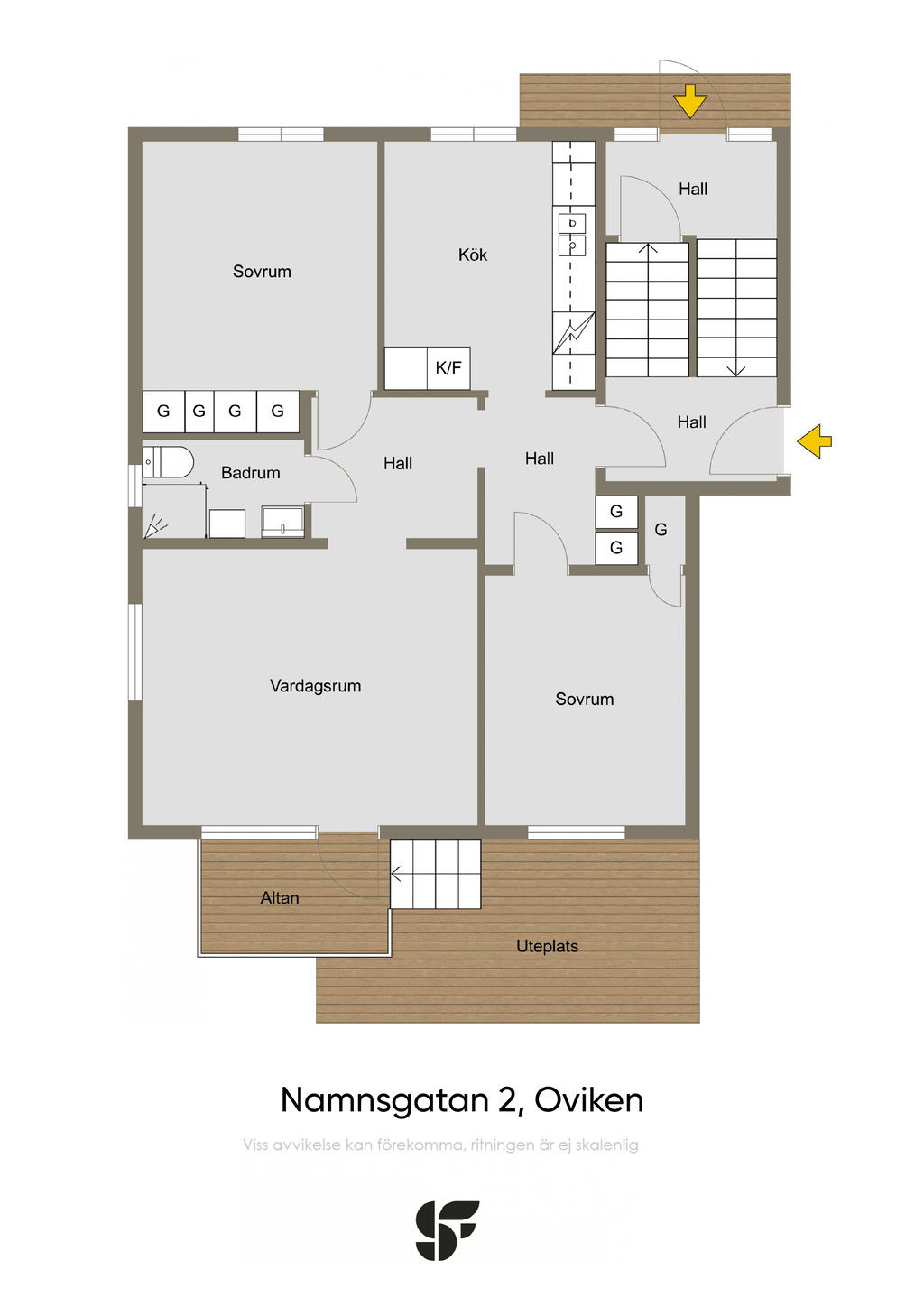 Planritning av lägenhet