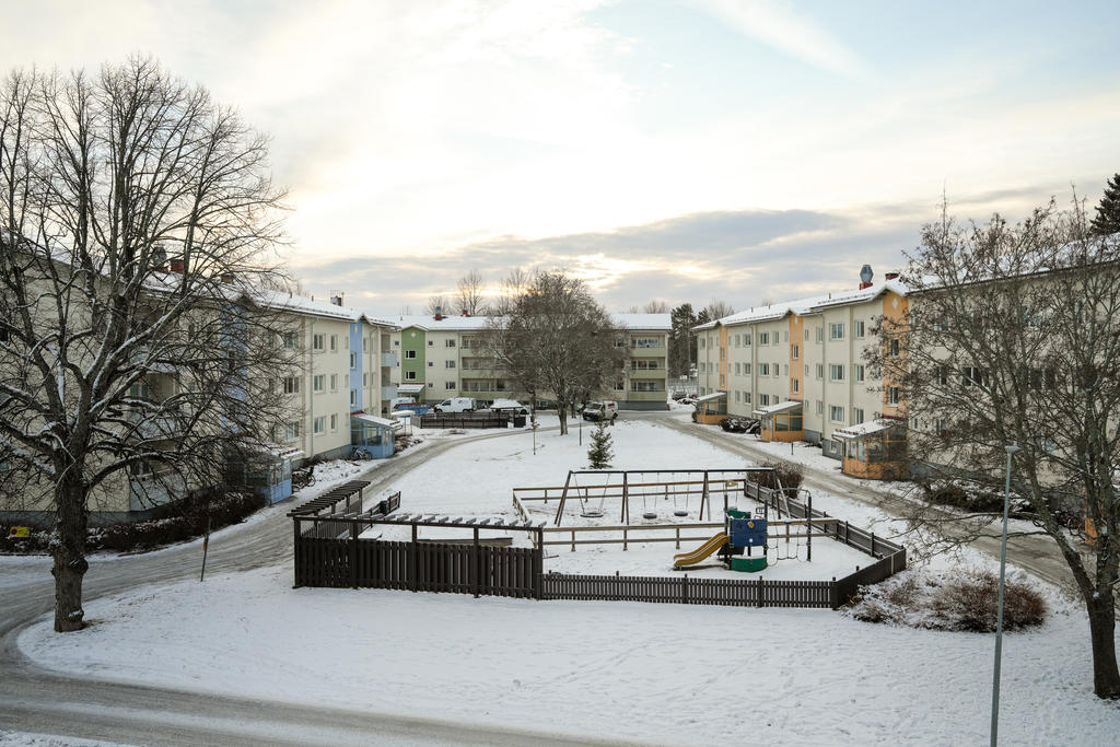 Utsikt från balkong