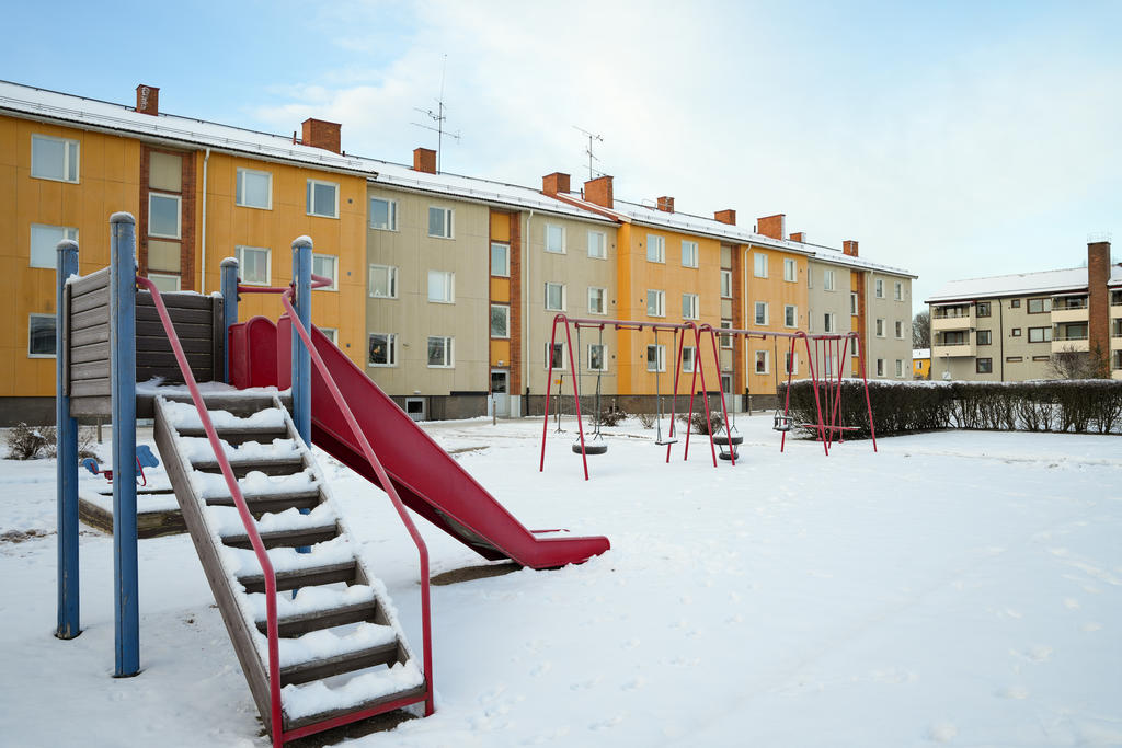 Lekplats på innergården