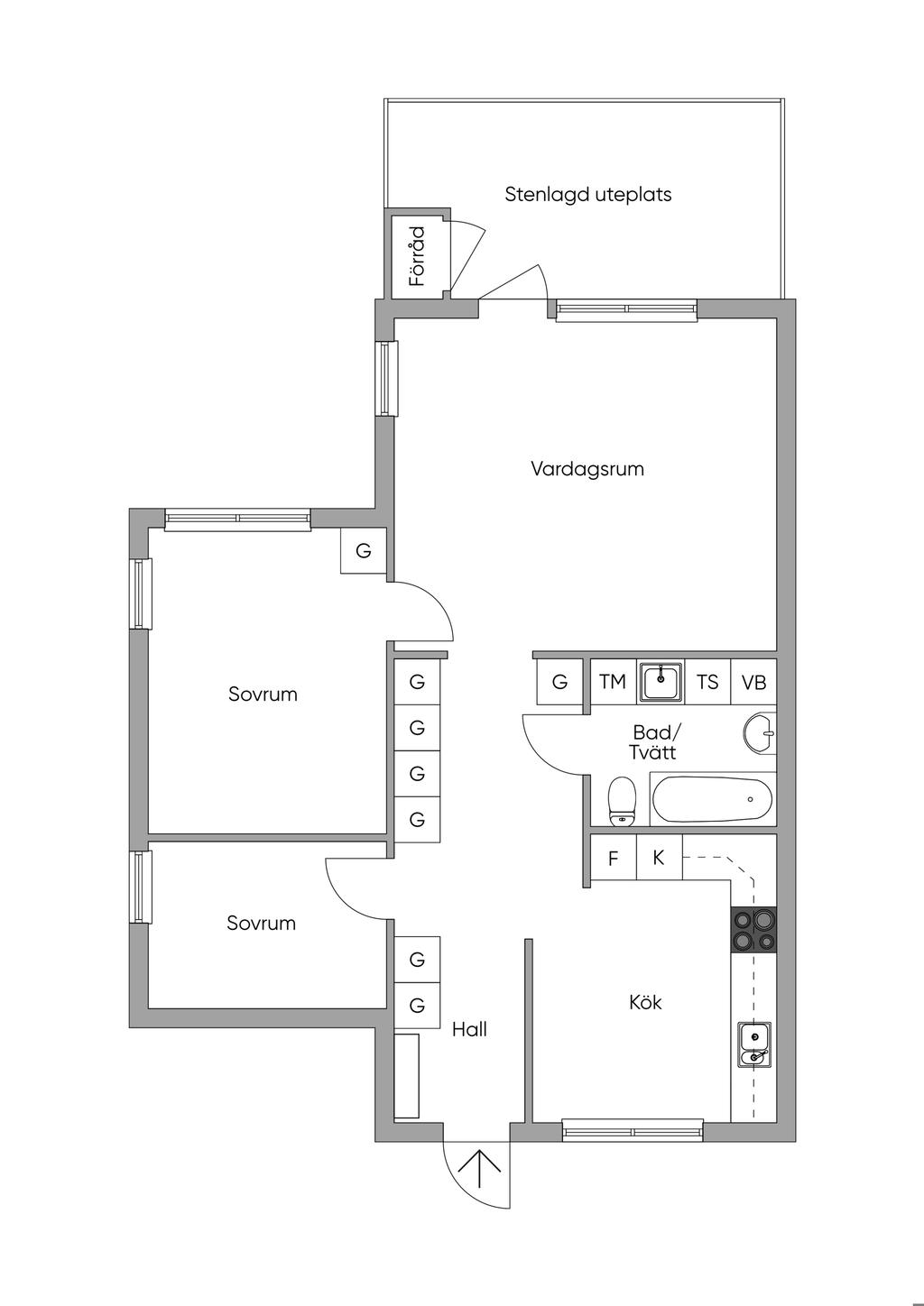 Planlösning 2D