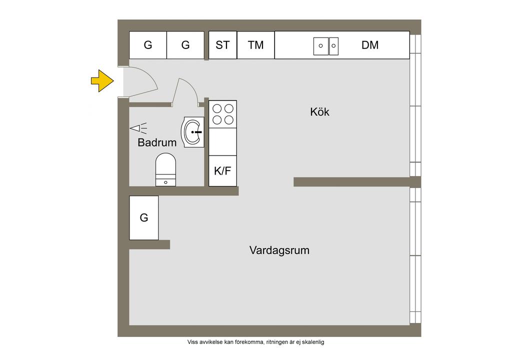 Planlösning.