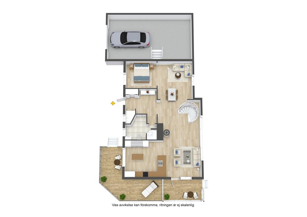 Planlösning entréplan