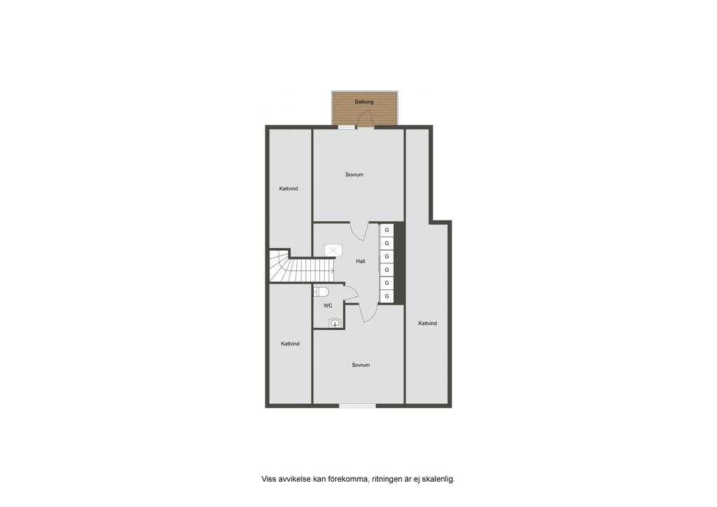 Planlösning övre plan