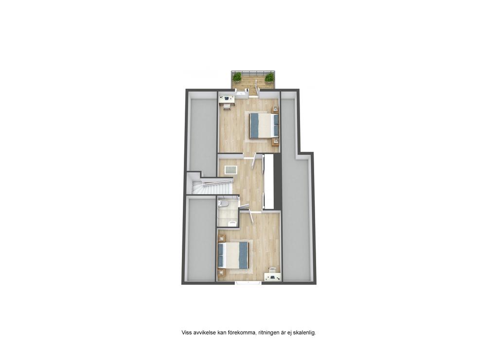 Planlösning övre plan