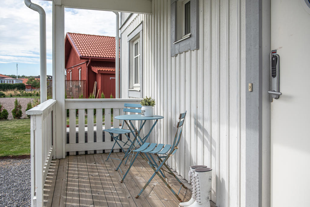 Entré med morgonsol