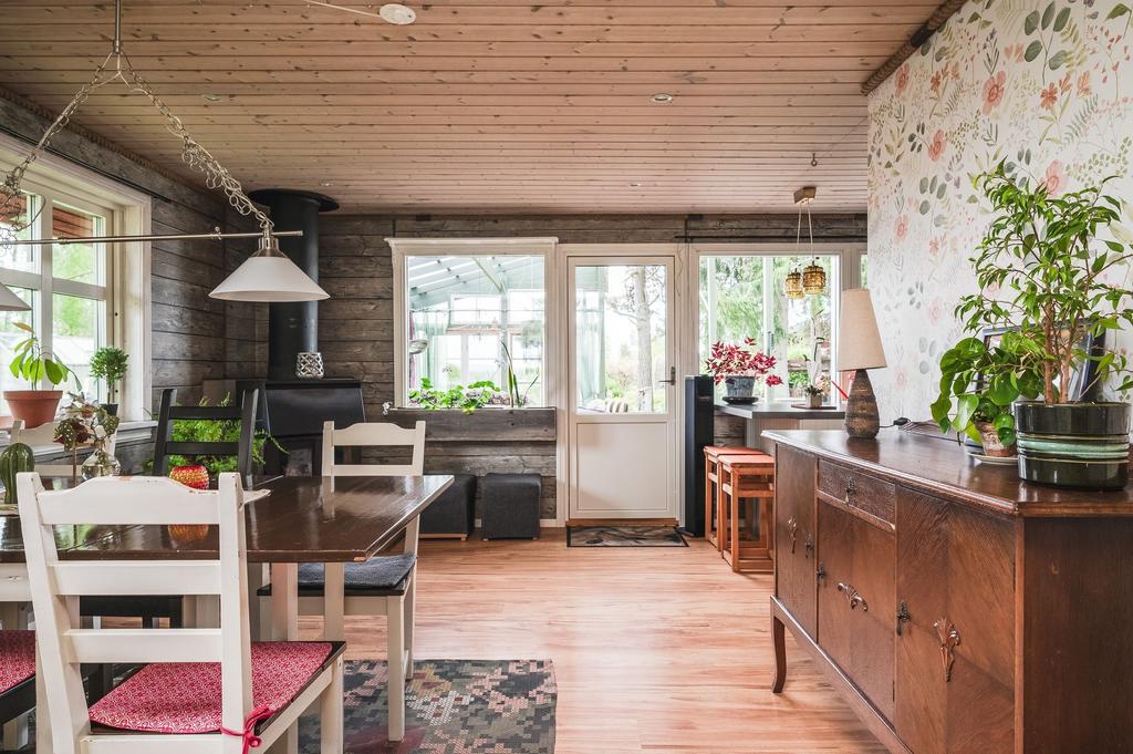 Utgång till altanen