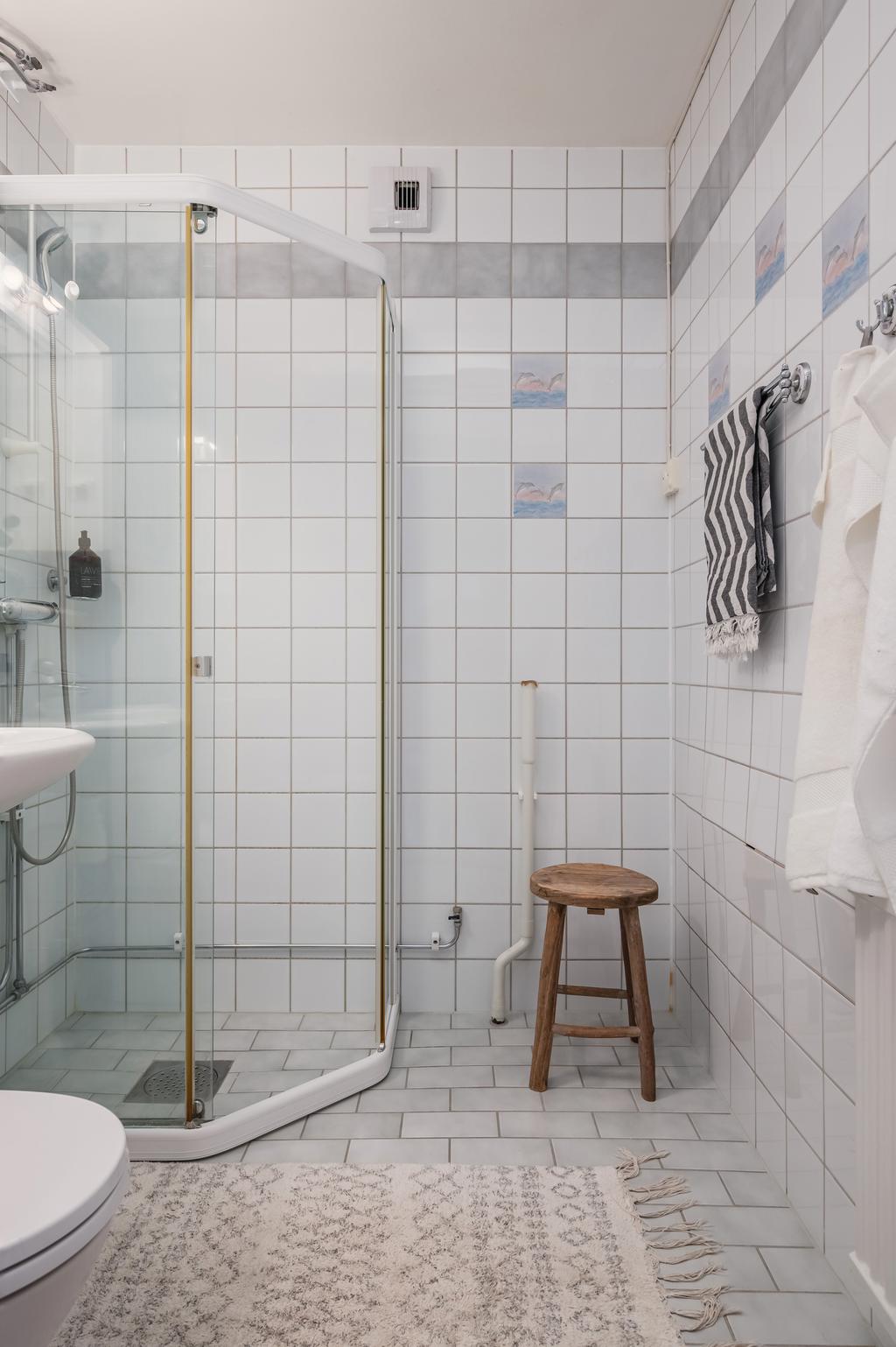 Här är det även förberett för tvättmaskin