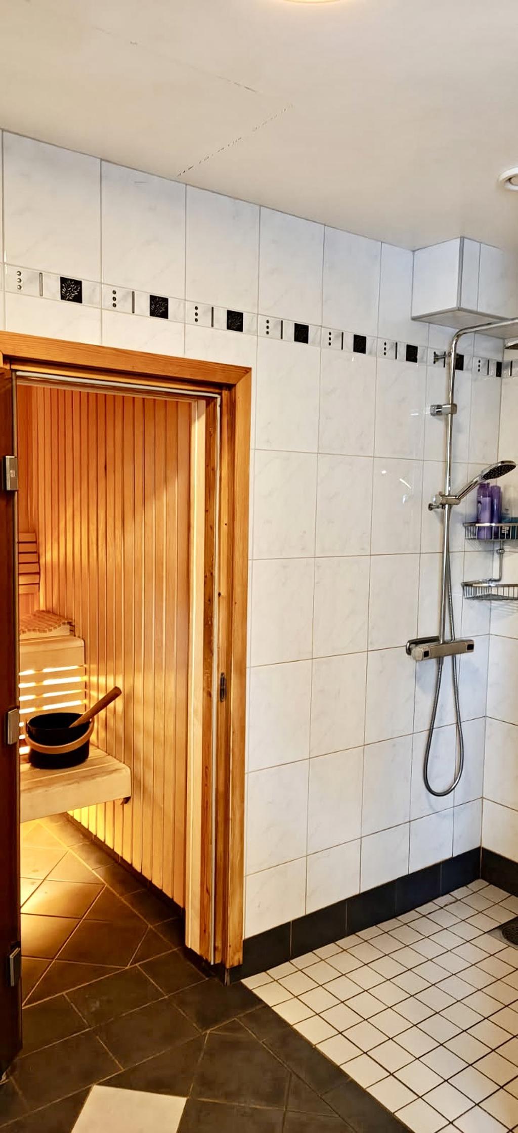 Föreningens gemensamma bastu och dusch