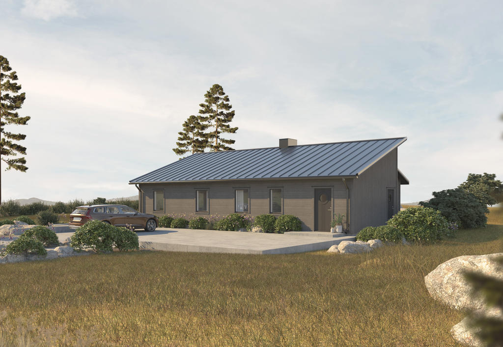 3D ritad bild av Havstorps bygg.