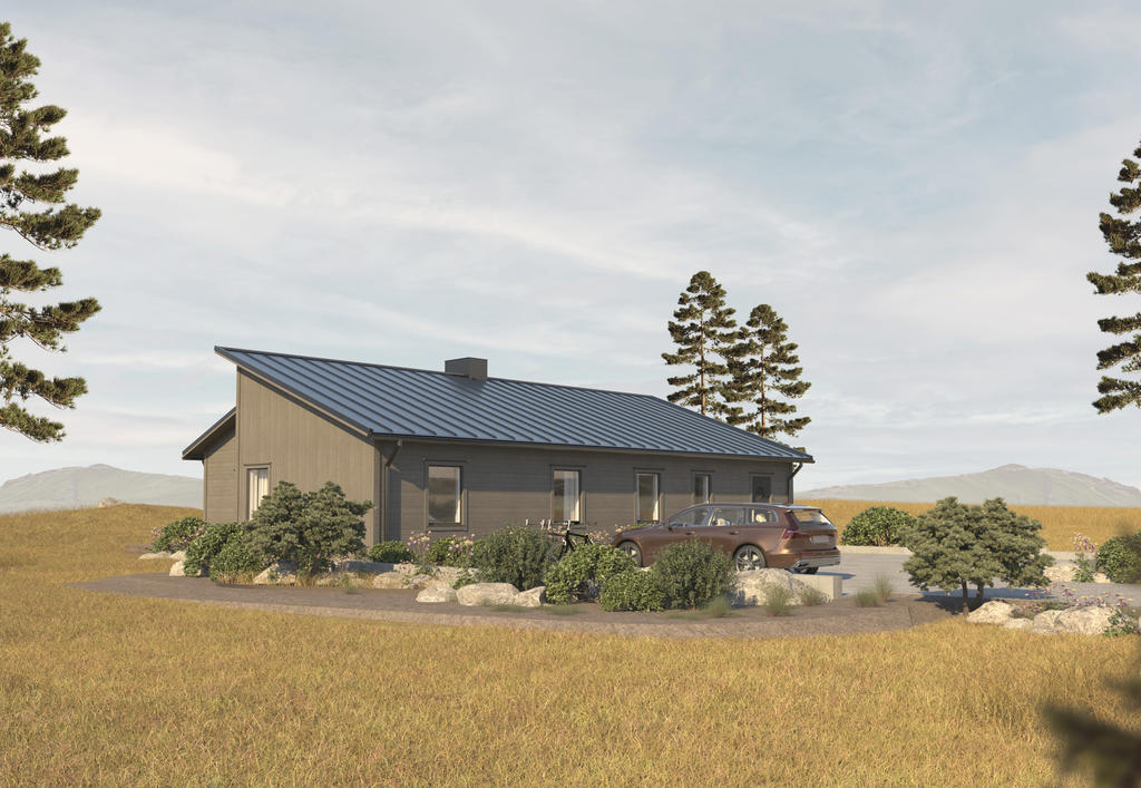 3D ritad bild av Havstorps bygg.