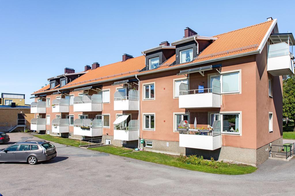 Bostadshus baksidan
