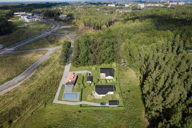 Vrinnevi Holmtorp 1-3 i Björkalund (fotomontage / exempelbild)
