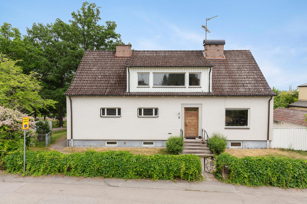 Framsidan av huset