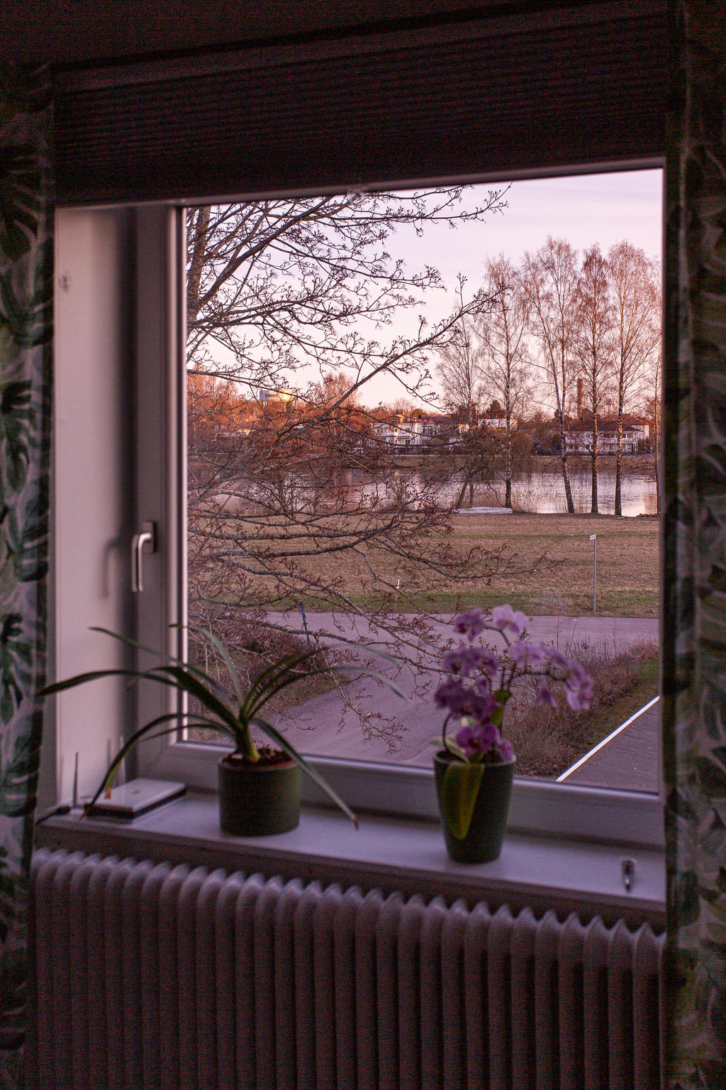 Utsikt över Klarälven från vardagsrummet