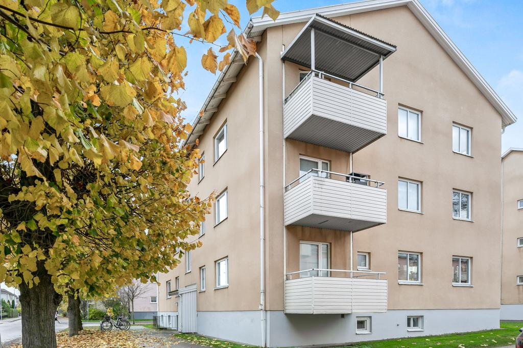 Takad balkong med högt läge
