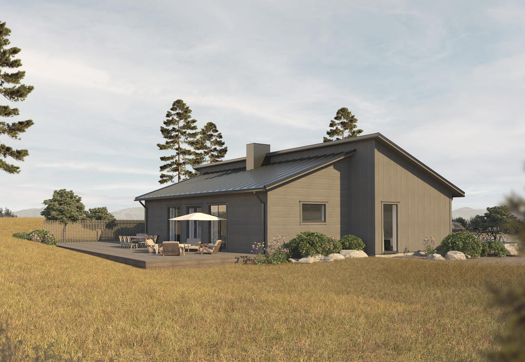 Bild från Havstorps bygg på exemplar hus