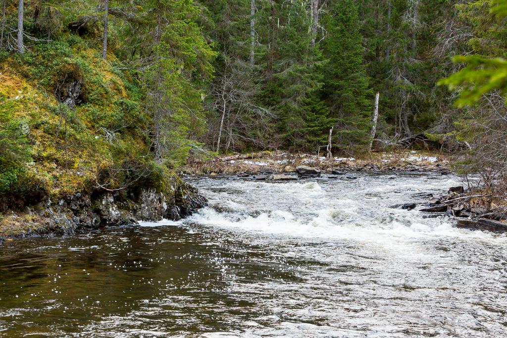 Älven Semlan som fastigheten har anslutning till