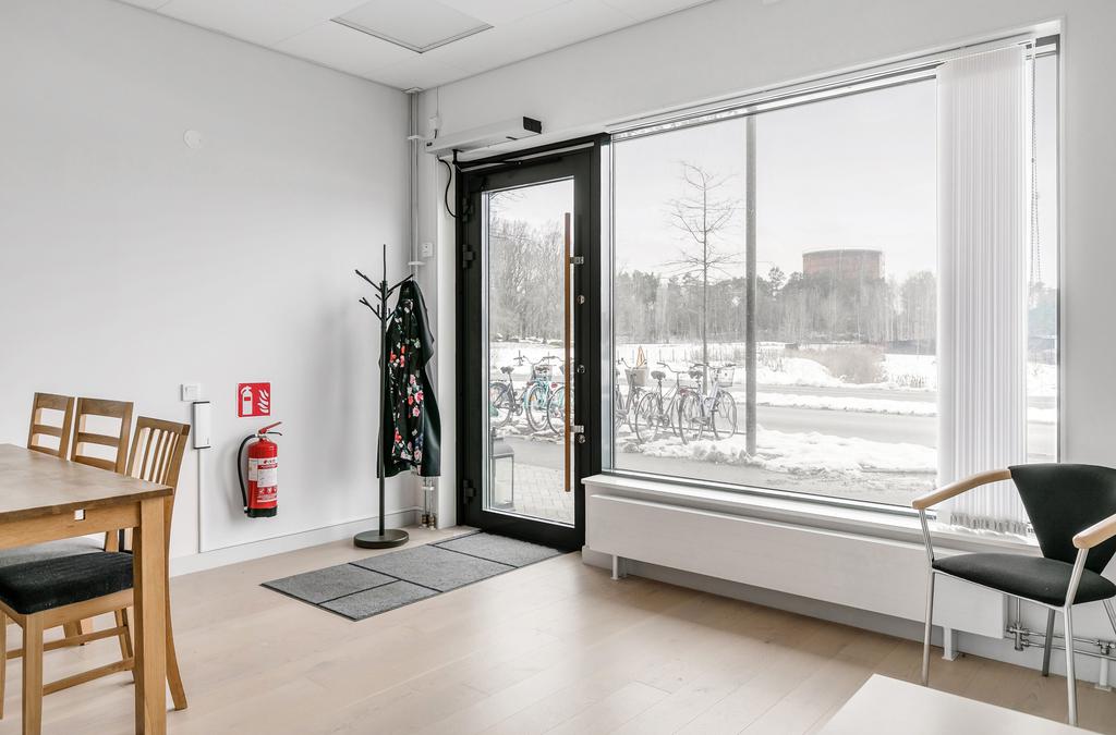 En trevlig lokal med goda exponeringsmöjligheter 