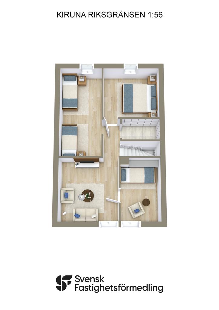 Planlösning övre plan