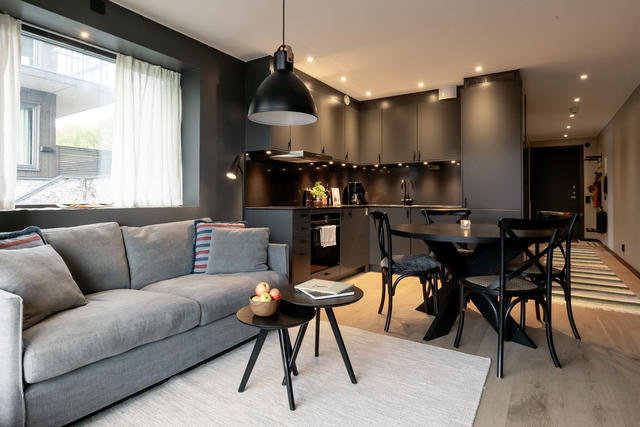 Trevlig sällskapsyta. 