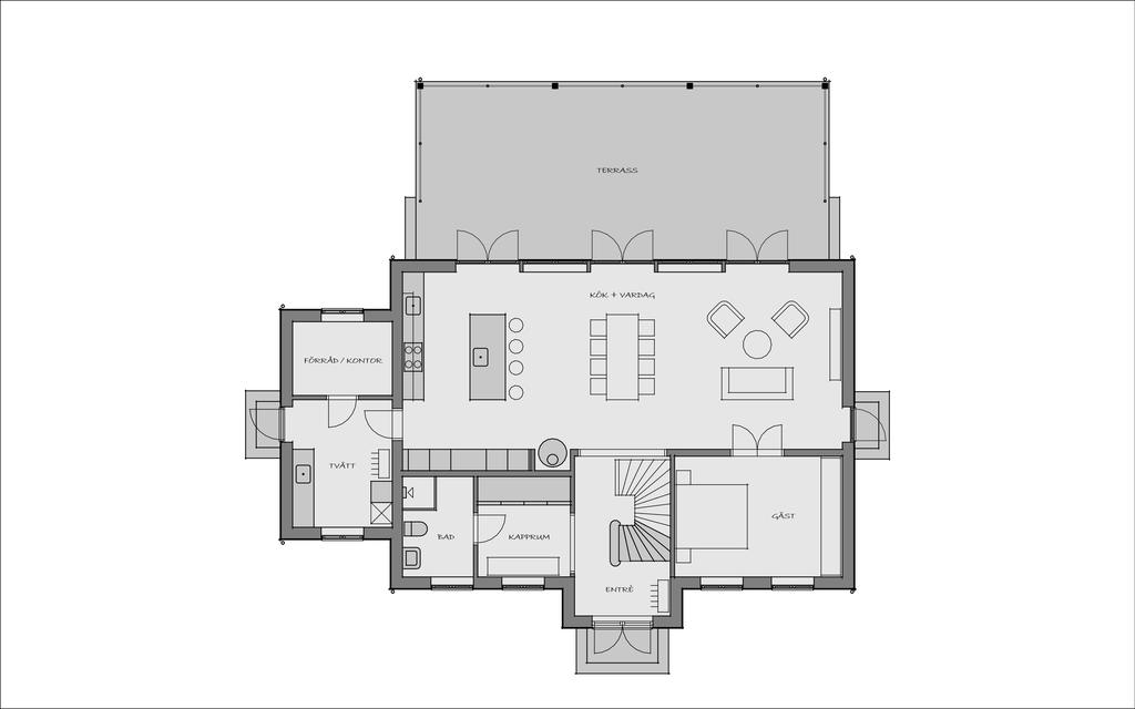 Planskiss entréplan
