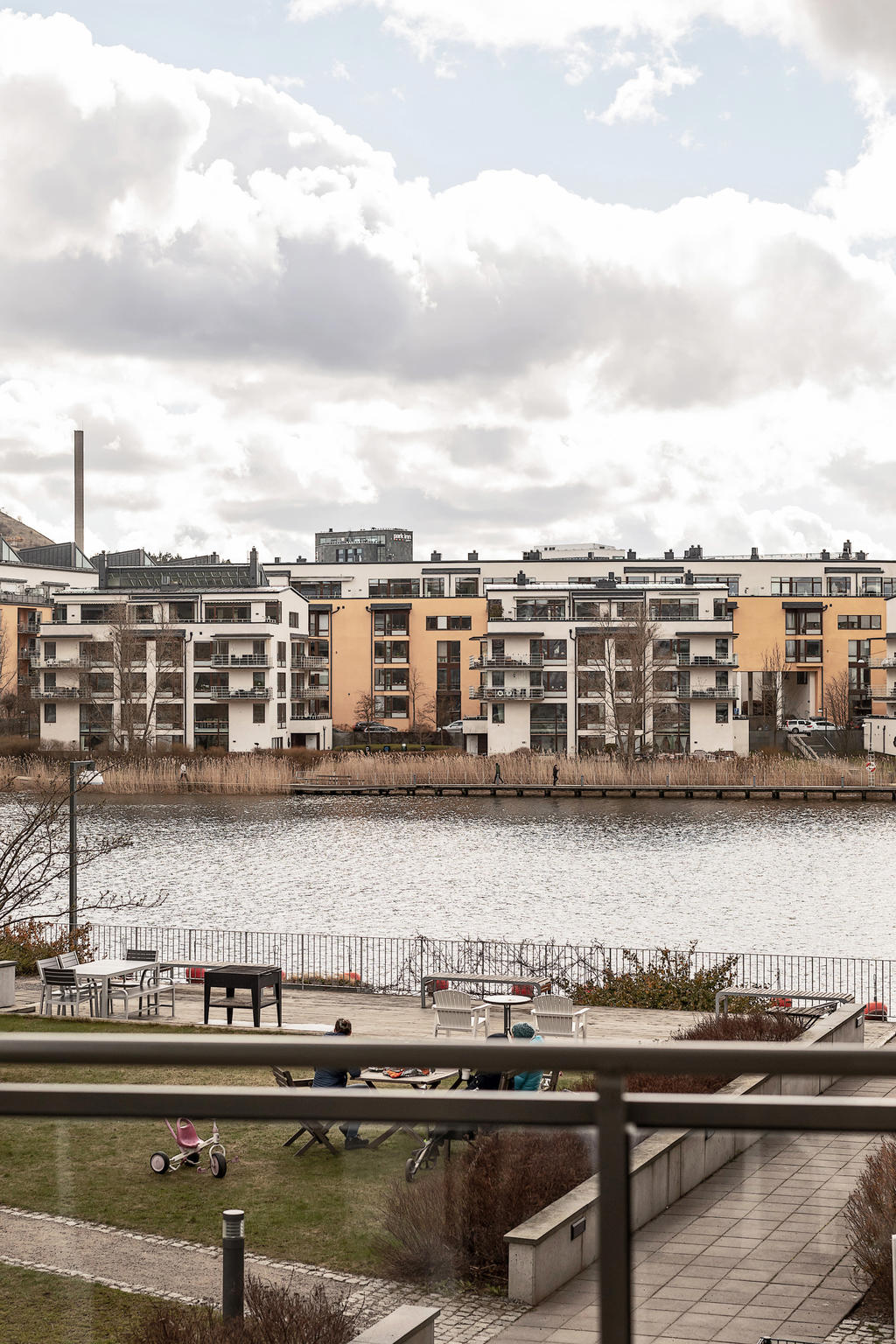 Vy från balkong