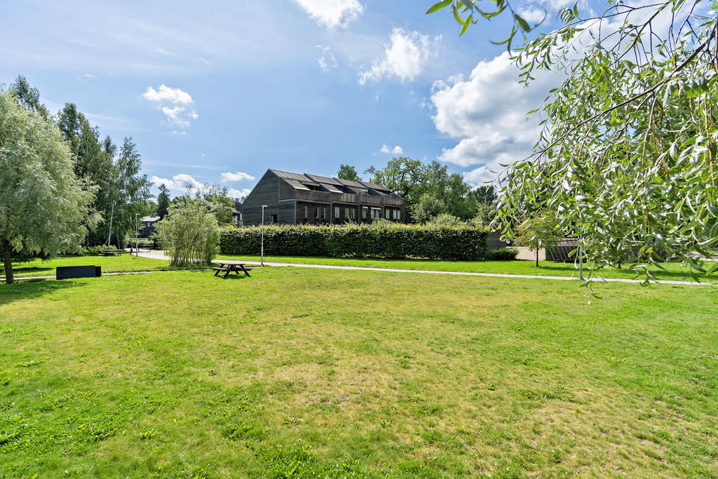 Parkområdet intill