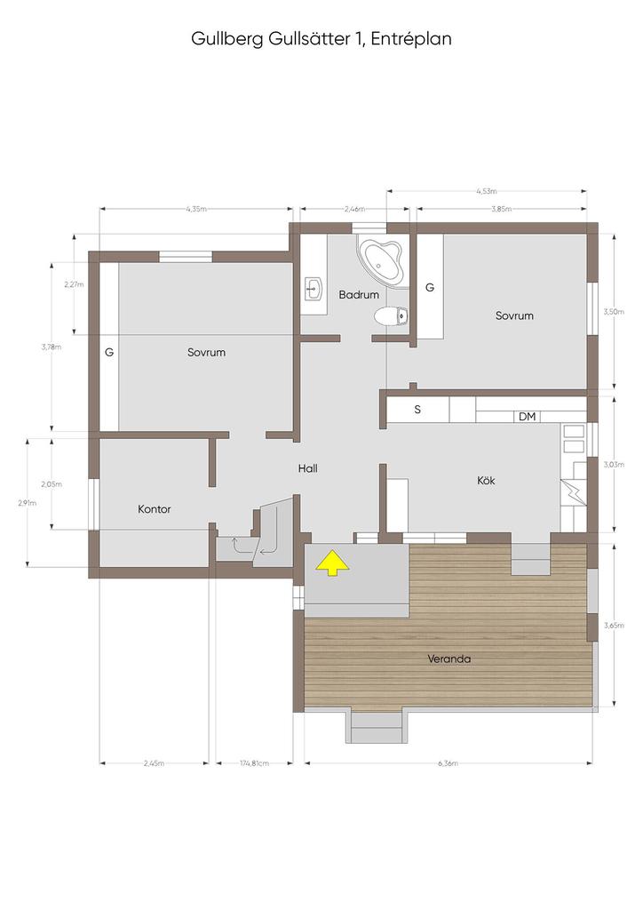 Planlösning entréplan