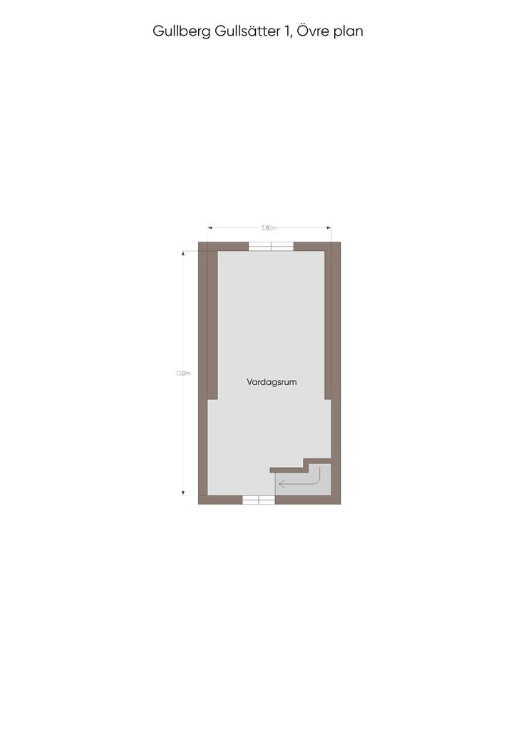 Planlösning övre plan