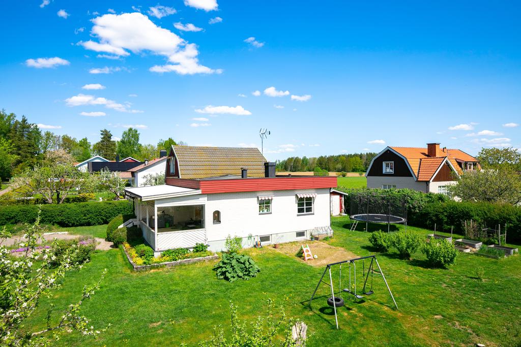 Trevlig trädgård